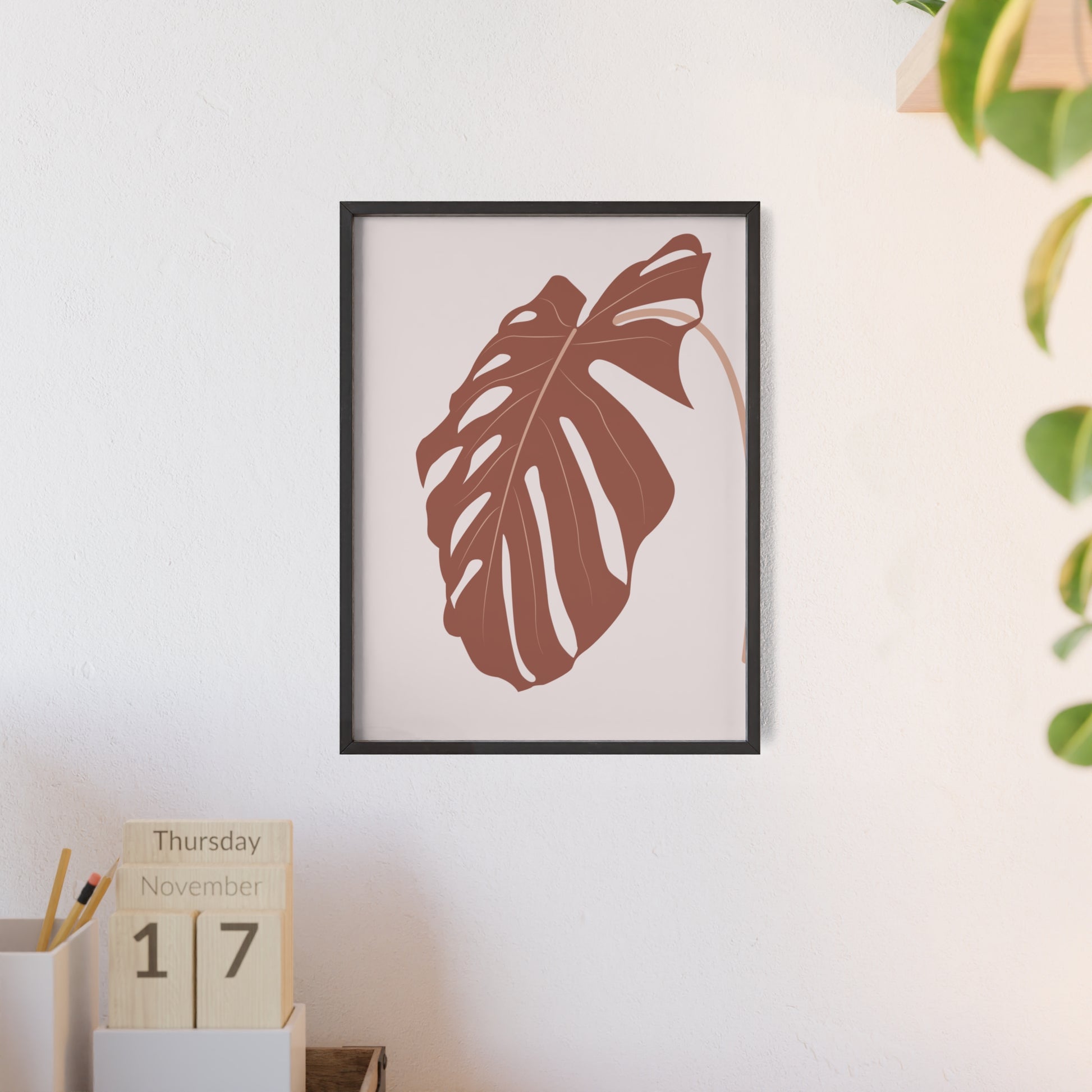 Stylish Botanical Wall Art, Modern Decor for Home, Perfect Gift for Plant Lovers, Housewarming, Birthday, Gallery Wall