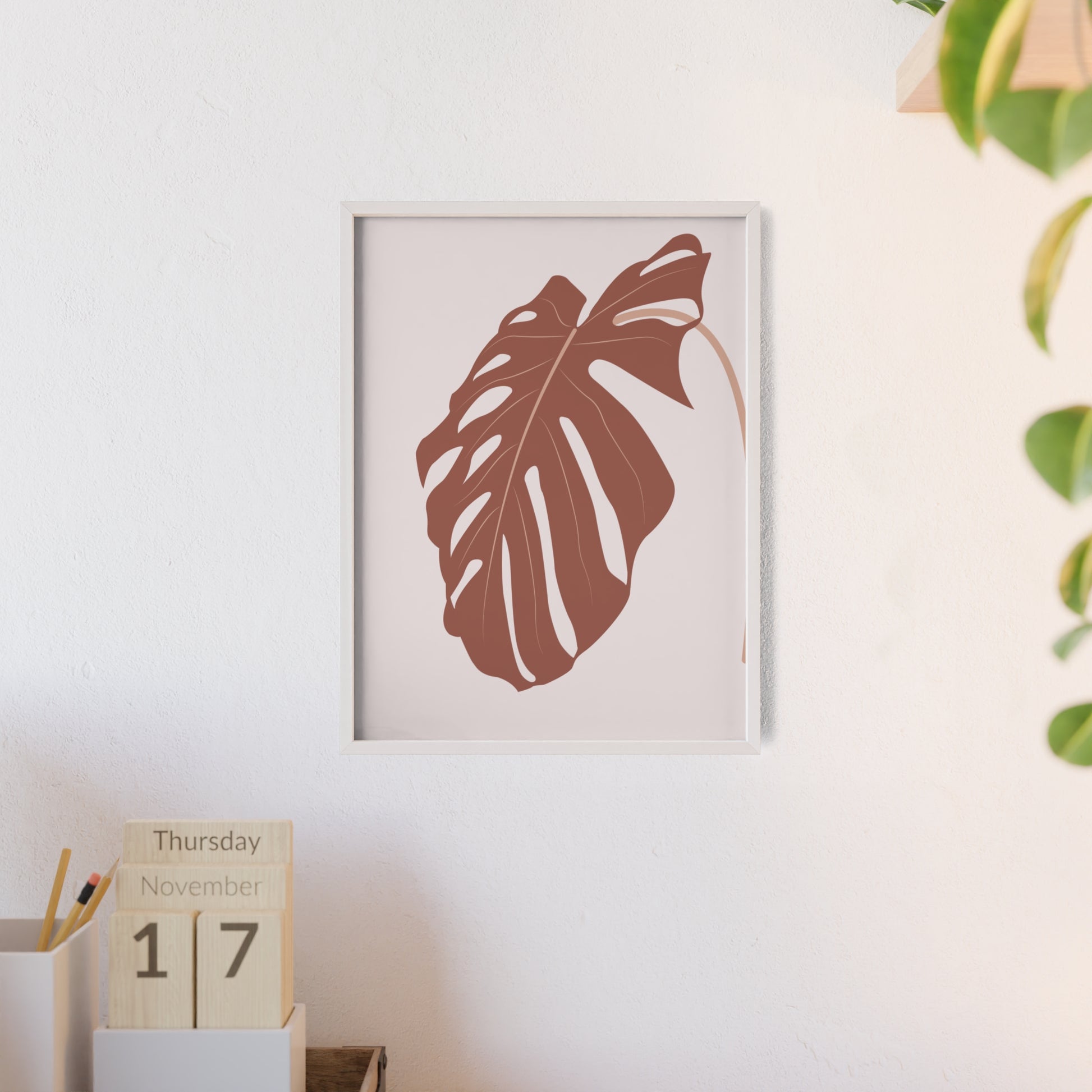 Stylish Botanical Wall Art, Modern Decor for Home, Perfect Gift for Plant Lovers, Housewarming, Birthday, Gallery Wall